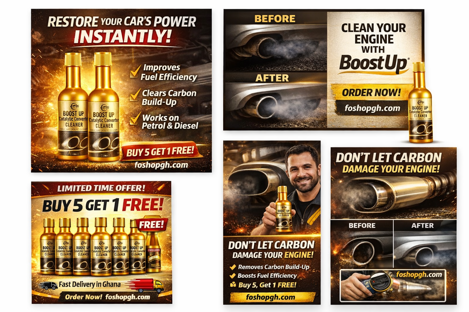 Restore Performance, Improve Fuel Economy & Get a FREE Bottle Today! 7 Give Your Vehicle More Power and Better Efficiency